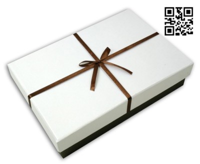 TIE BOX042  Self-made bow-tie box  Customize tie box  make business tie box  tie box factory back view
